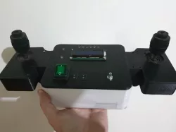 davids custom robot remote w34cm,L14cm ,H10cm  - 20cm wide stl