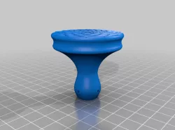 Door knop - Flower