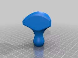 Door knop - Heart