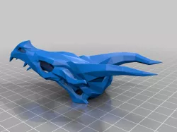 Dragon Skull Top Only Big Teeth