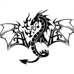 Dragon stencil