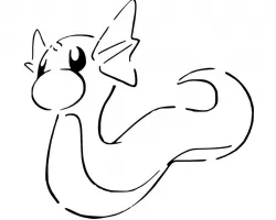 Dratini stencil
