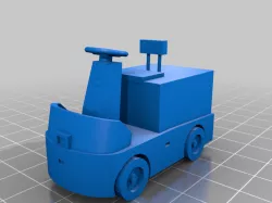 Electric dock tractor PEG - PTT- LA POSTE-SNCF France
