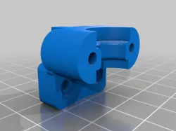 Ender 3 BMG Direct Drive Mount for V6 with 5015 Double Blower
