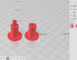 Filament Hole for Lack Table Enclosure with compartment for sponge