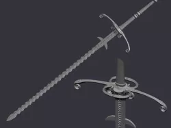 Flamberge greatsword