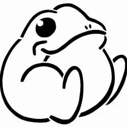 Frog stencil