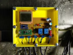 Greenhouse door controller box