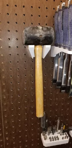 Hammer / Mallet Pegboard Bracket