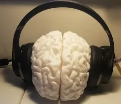 Human Brain Headphones Stand