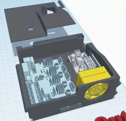 JoMo's Ender 3 Rear Electronics Case - remix