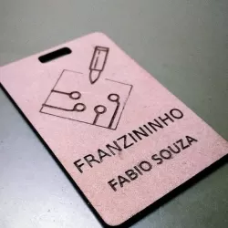 Laser Cut badge