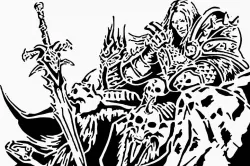 Lich King stencil