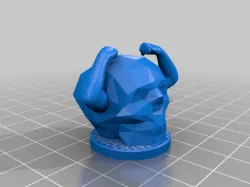 Low Poly Skull Remix
