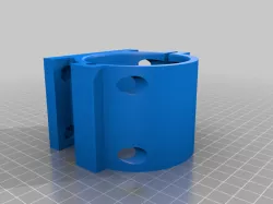 Makita router (RT0700, RT0701C) CNC holder for C-Beam or 80x20
