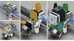 MGN12H "Quick-swap" system. Change extruder without losening belts, endstop and bltouch.