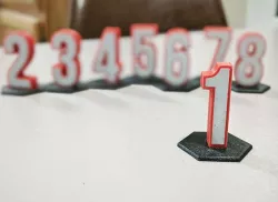 Miniature Numbers (D&D)