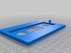 Mounting Frame Insert for Hydro-Bios Combined Plate Settling Chamber for Zeiss Axio Vert.A1 Inverted Microscope
