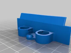 MPMD (Monoprice Mini Delta) Magnetic bed clip and tower shield