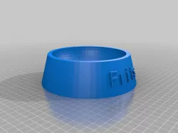 My Customized Fully Parametric Dog / Cat Food Bowl Frits