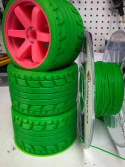 OpenRC Truggy - Falken tire on Volk TE-37