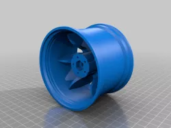 OpenRC Truggy - Falken tire on Volk TE-37