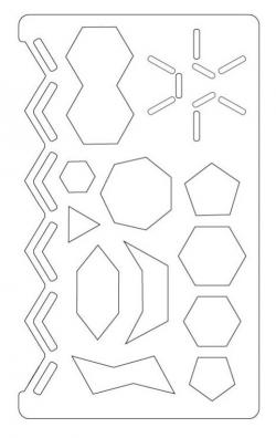 Organic Chemistry Stencil Drawing Template for Nepal