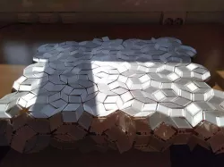 Penrose Tiles 3D printed fabric