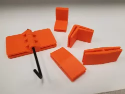 plexiglass holder clips for 3D printer enclosures