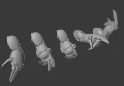 Posable Lighning Claw Ver2