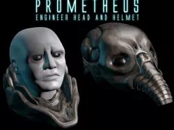 Prometheus: Engineer Head & Helmet