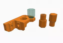 Prusa i3 Bear Upgrade Z Rod Stabilizer Knobs