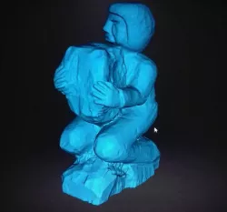 Quarrel Worker Sculpture Figurine