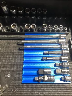 Ratchet extension organizer