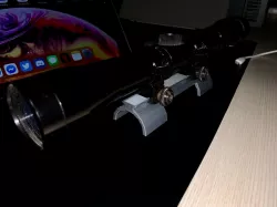 Scope holder for 3cm barrel rifle