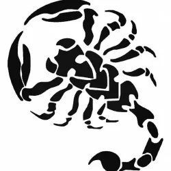 Scorpion Stencil 4