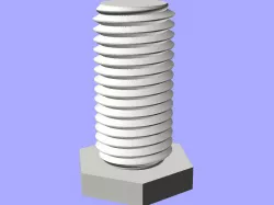 Screw library for Openscad