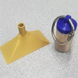 Small Rectangular Funnel 