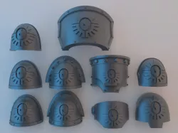 Space Marine Shoulder Pads - Consecrators