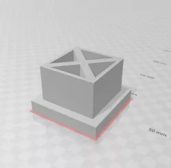 Square Tube End Plug