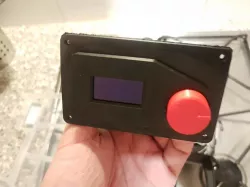 SSH1106 OLED Display enclosure (STM32 + W5500)