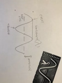 STEM Stencil: Transverse Wave Properties and Structure