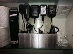 Storage for Power Supply Plug Shaver Trimmer Charger Holder Stow