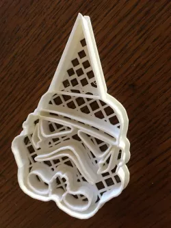 Storm Trooper Birthday cookie cutter