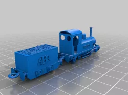 Tank engine "Rosemary" plus tender for "minimum gauge" railway.