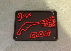 The bang bang bar sign