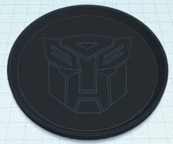 Transformers Autobots Single Color Coaster Stackable