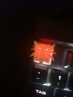 Witcher 3 Medallion Key Cap