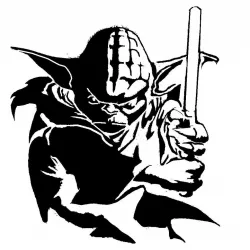 Yoda stencil 2
