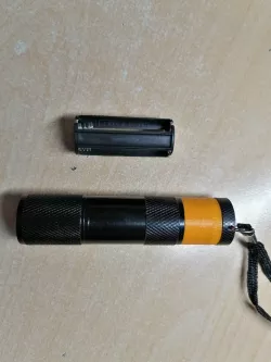 18500/3xAAA to 18650 flashlight/torch adapter